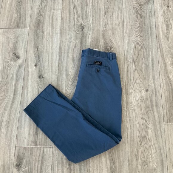 Banana Republic Pants Men's 36 x 32 Aiden Chino Trousers Flat Front - READ - Picture 3 of 11